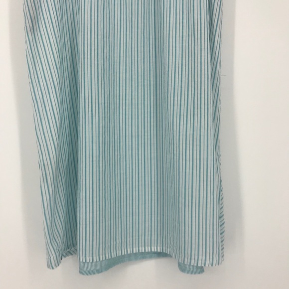 🎉 5/$25 Blue Striped Dress Size S - Picture 8 of 9